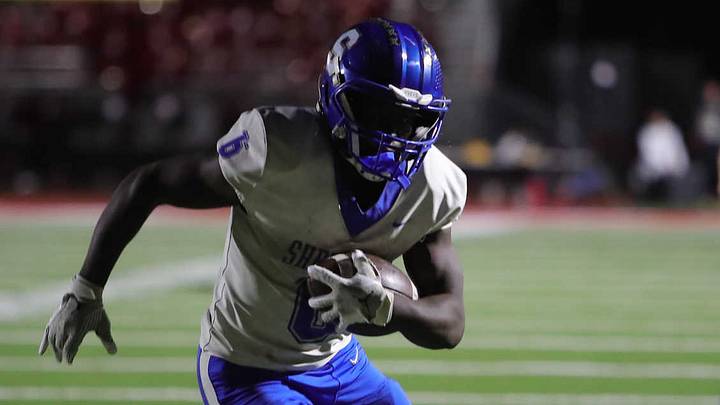 Sheridan's Isaiah "Zay" Stephens rushed for 223 yards and scored five touchdowns this week for the undefeated Yellowjackets.