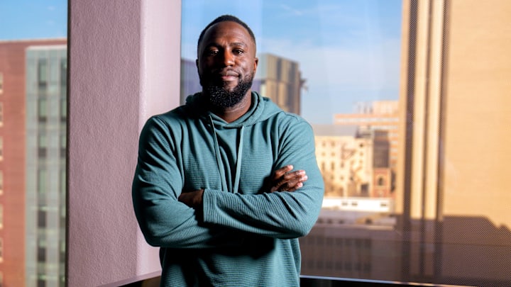 Jozy Altidore poses for a photo inside Echo Energy in Oklahoma City, Thursday, Feb. 12, 2026. Jozy Altidore poses for a photo inside Echo Energy in Oklahoma City, Thursday, Feb. 12, 2026.