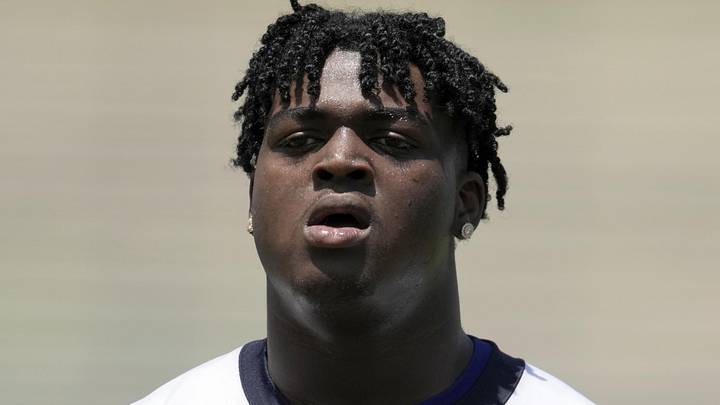 Dallas Cowboys offensive lineman Tyler Smith Dallas Cowboys offensive lineman Tyler Smith