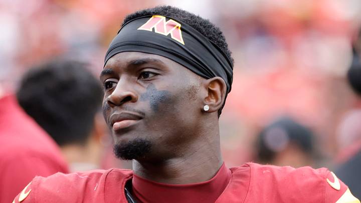 Washington Commanders cornerback Mike Sainristil Washington Commanders cornerback Mike Sainristil