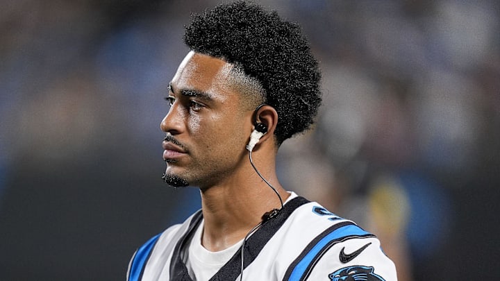 Carolina Panthers quarterback Bryce Young