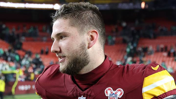 Washington Commanders tight end Ben Sinnott Washington Commanders tight end Ben Sinnott