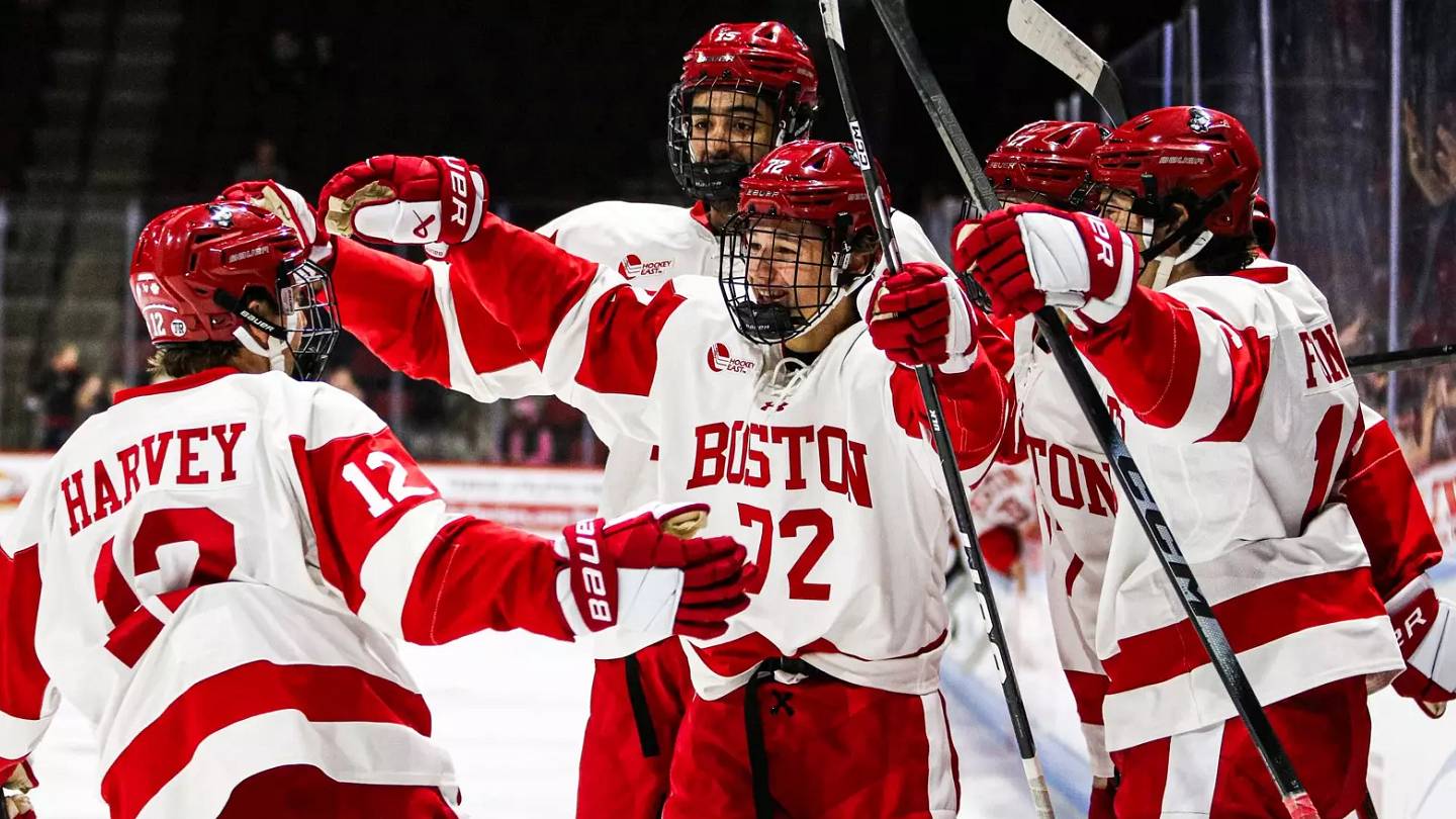 Big Win over Maine has BU Alone Atop Hockey East; Augustana Nets Record 12 Goals: Puck Drop