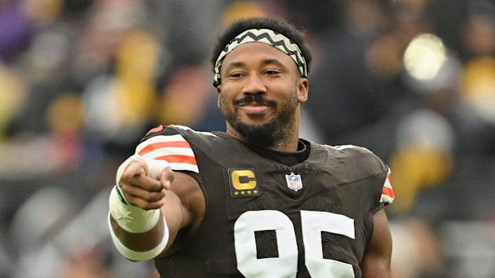 Cleveland Browns defensive end Myles Garrett
