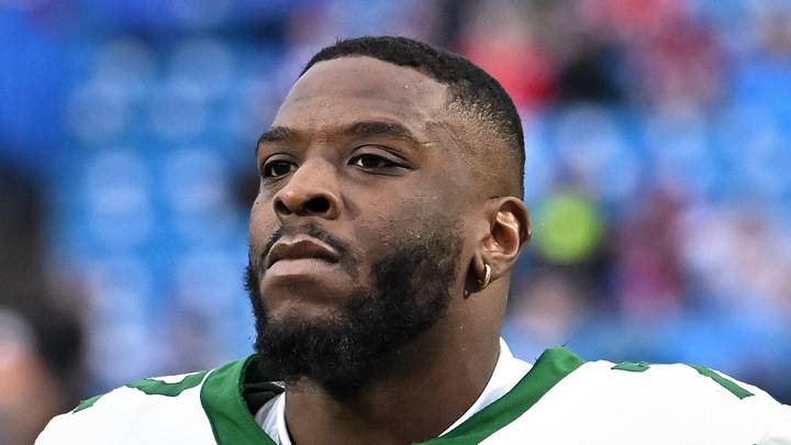 New Indianapolis Colts defensive end Micheal Clemons leaves the field
