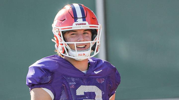 New York Jets quarterback Cade Klubnik
