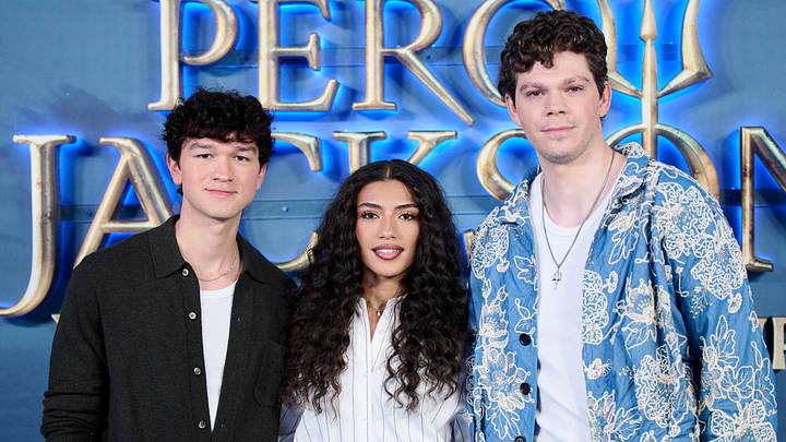MADRID, SPAIN - DECEMBER 13: (L-R) Actors Charlie Bushnell, Dior Goodjohn and Daniel Diemer attend the "Percy Jackson And The Olympians" photocall at Teatro Calderon on December 13, 2025 in Madrid, Spain MADRID, SPAIN - DECEMBER 13: (L-R) Actors Charlie Bushnell, Dior Goodjohn and Daniel Diemer attend the "Percy Jackson And The Olympians" photocall at Teatro Calderon on December 13, 2025 in Madrid, Spain