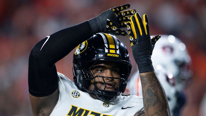 Missouri Tigers defensive tackle Chris McClellan