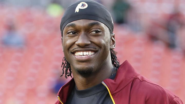 Washington Redskins quarterback Robert Griffin III (10) Mandatory Credit: Amber Searls-Imagn Images