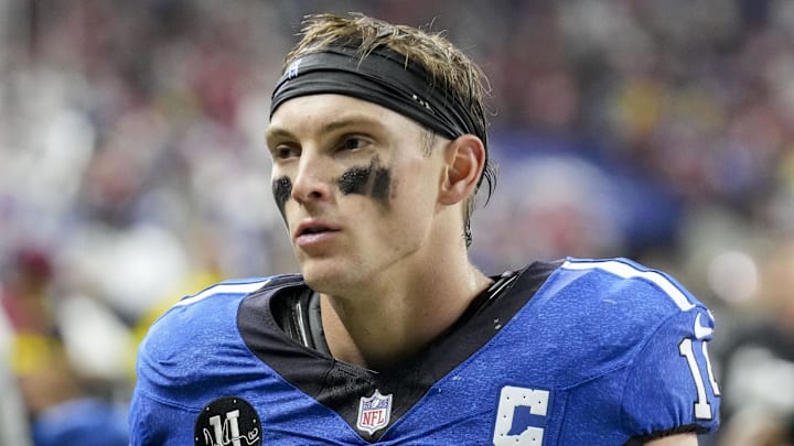 Indianapolis Colts wide receiver Alec Pierce (14) leaves the field.