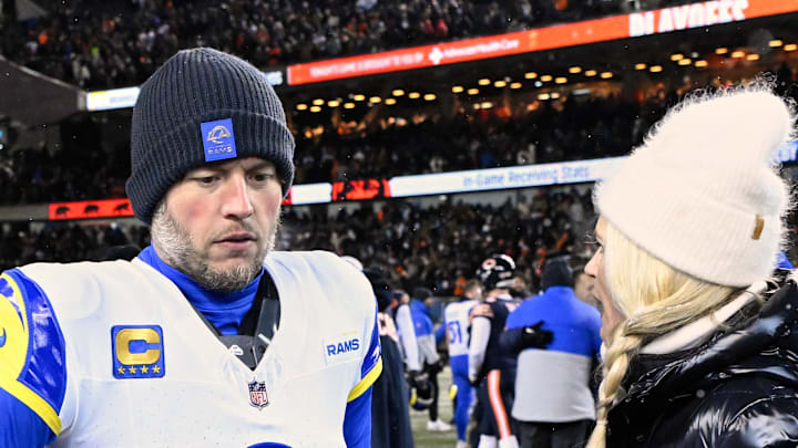 Los Angeles Rams quarterback Matthew Stafford (9). Mandatory Credit: Matt Marton-Imagn Images