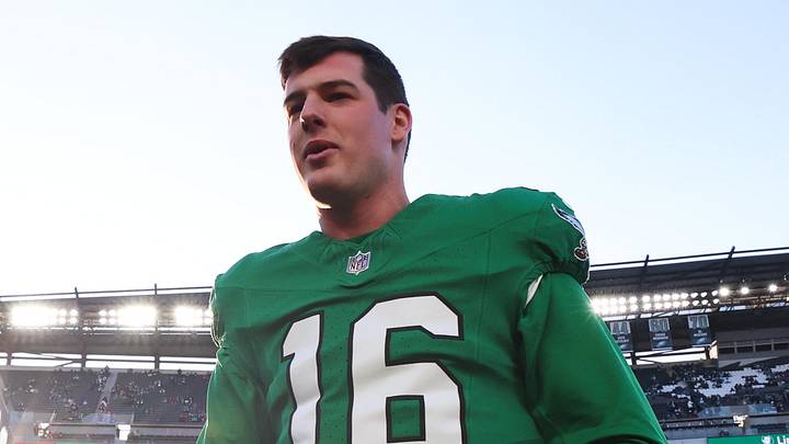 Philadelphia Eagles quarterback Tanner McKee Philadelphia Eagles quarterback Tanner McKee