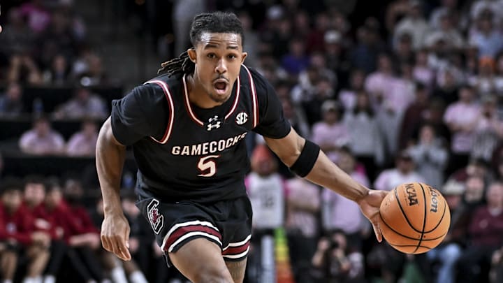 South Carolina guard Meechie Johnson leads the Gamecocks in scoring.
