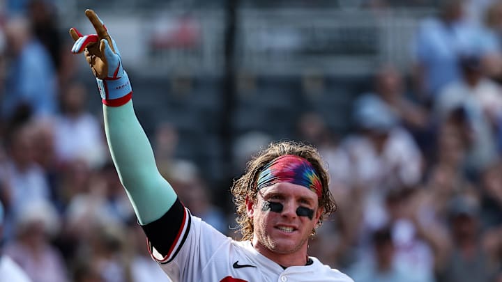 Minnesota Twins left fielder Harrison Bader (12) celebrates his solo walk-off home run against the Tampa Bay Rays. Minnesota Twins left fielder Harrison Bader (12) celebrates his solo walk-off home run against the Tampa Bay Rays.