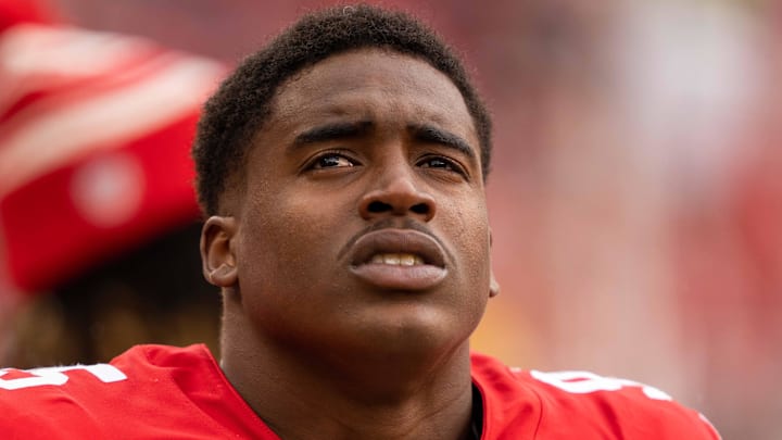 Washington Commanders defensive end Drake Jackson