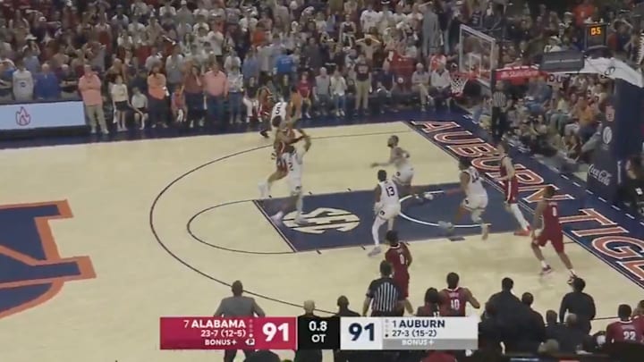 Alabama's Mark Sears hits a buzzer beater vs. Auburn. Alabama's Mark Sears hits a buzzer beater vs. Auburn.
