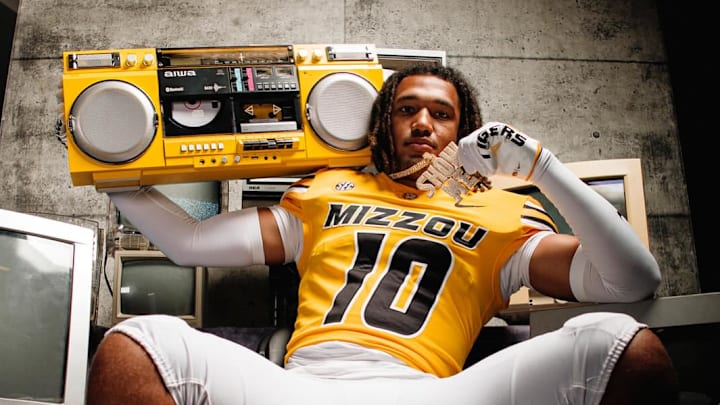 2026 4-Star LB Adam Balogoun-Ali during his official visit to Columbia. 