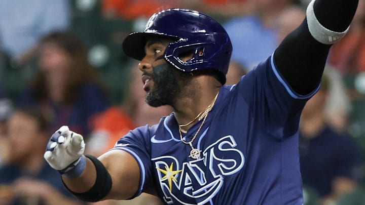 Yandy Diaz came up with a big hit in the ninth inning to give the Tampa Bay Rays a 7-6 win over San Francisco on Friday.