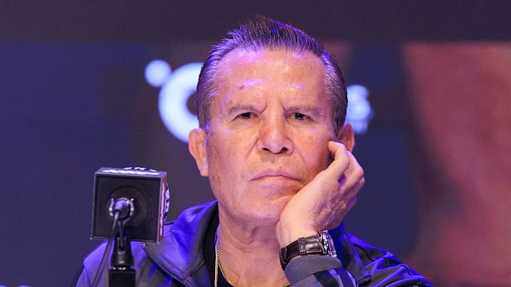Julio Cesar Chavez during a press conference on Wednesday May 14, 2025.