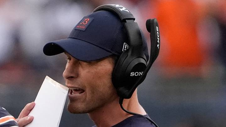 Chicago Bears head coach Ben Johnson