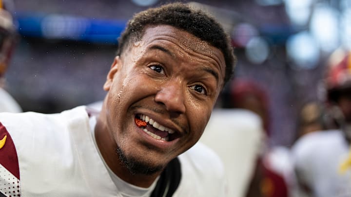 Washington Commanders safety Will Harris Washington Commanders safety Will Harris