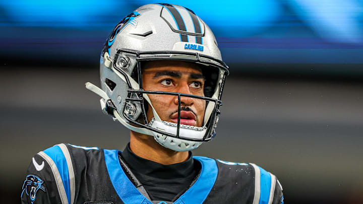 Carolina Panthers quarterback Bryce Young