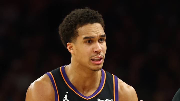 Phoenix, Arizona, USA; Phoenix Suns forward Oso Ighodaro (11) argues with NBA referee Tony Brothers against the Oklahoma City Thunder during game four of the first round of the 2026 NBA Playoffs at Mortgage Matchup Center on Apr 27, 2026. Phoenix, Arizona, USA; Phoenix Suns forward Oso Ighodaro (11) argues with NBA referee Tony Brothers against the Oklahoma City Thunder during game four of the first round of the 2026 NBA Playoffs at Mortgage Matchup Center on Apr 27, 2026.