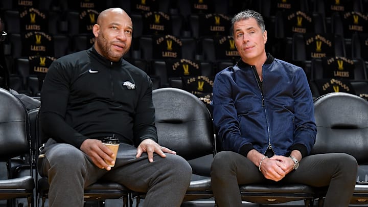 Celebrities At The Los Angeles Lakers Game