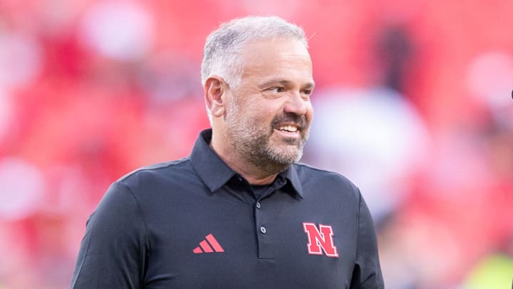 Nebraska head coach Matt Rhule Nebraska head coach Matt Rhule