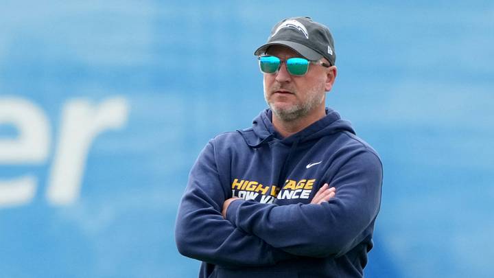 May 11, 2026; El Segundo, CA, USA; Los Angeles Chargers general manager Joe Hortiz watches during offseason workouts at The Bolt. Mandatory Credit: Kirby Lee-Imagn Images May 11, 2026; El Segundo, CA, USA; Los Angeles Chargers general manager Joe Hortiz watches during offseason workouts at The Bolt. Mandatory Credit: Kirby Lee-Imagn Images