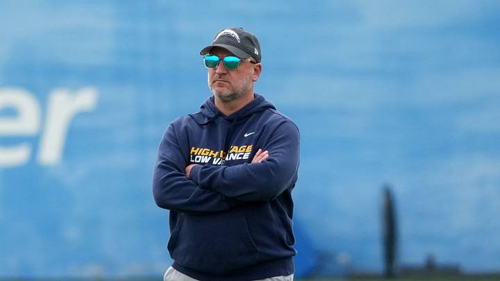May 11, 2026; El Segundo, CA, USA; Los Angeles Chargers general manager Joe Hortiz watches during offseason workouts at The Bolt. Mandatory Credit: Kirby Lee-Imagn Images May 11, 2026; El Segundo, CA, USA; Los Angeles Chargers general manager Joe Hortiz watches during offseason workouts at The Bolt. Mandatory Credit: Kirby Lee-Imagn Images