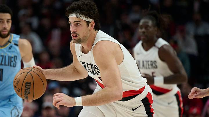 Portland Trail Blazers forward Deni Avdija dribbles the ball during the first half against Memphis Grizzlies guard Ty Jerome Portland Trail Blazers forward Deni Avdija dribbles the ball during the first half against Memphis Grizzlies guard Ty Jerome
