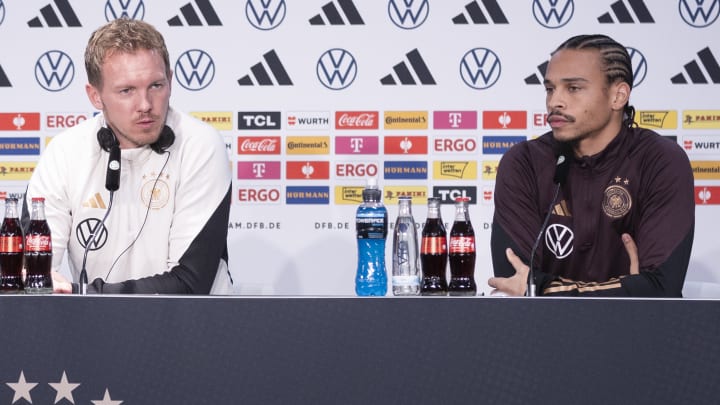 Julian Nagelsmann mit Leroy Sané