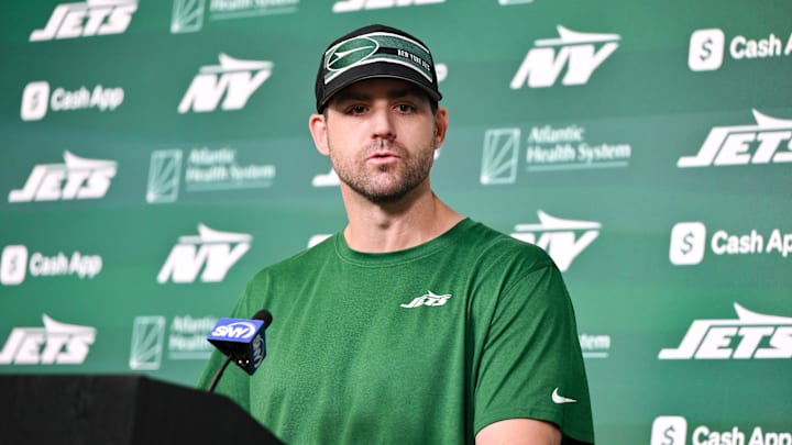 Tanner Engstrand only lasted one year as the Jets’ offensive coordinator. 