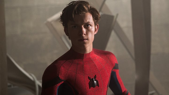 Tom Holland stars as Spider-Man/Peter Parker in Columbia Pictures' SPIDER-MAN™: HOMECOMING.