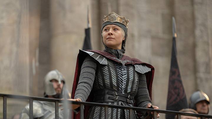 Emma D’Arcy as Rhaenyra Targaryen in House of the Dragon season 3 episode 8. Emma D’Arcy as Rhaenyra Targaryen in House of the Dragon season 3 episode 8.