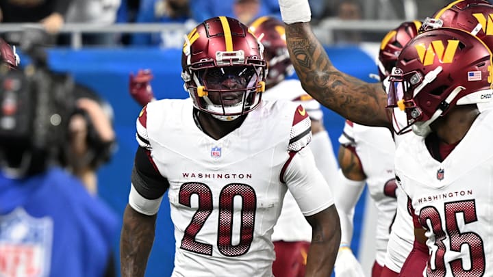 Washington Commanders defensive back Quan Martin (20).