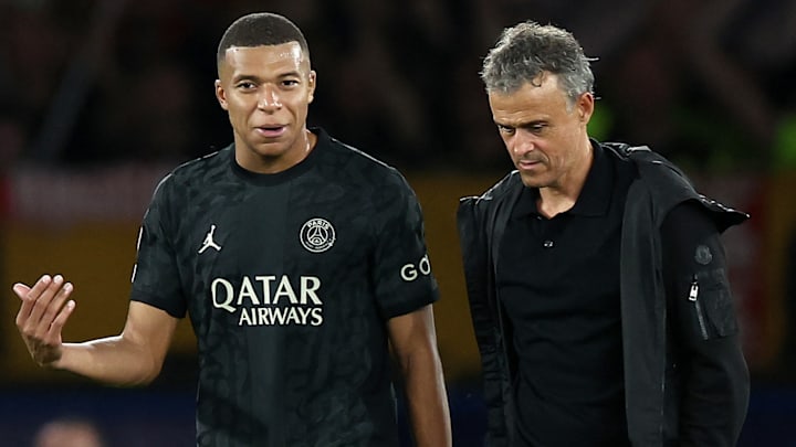 Kylian Mbappé et Luis Enrique - Paris Saint-Germain