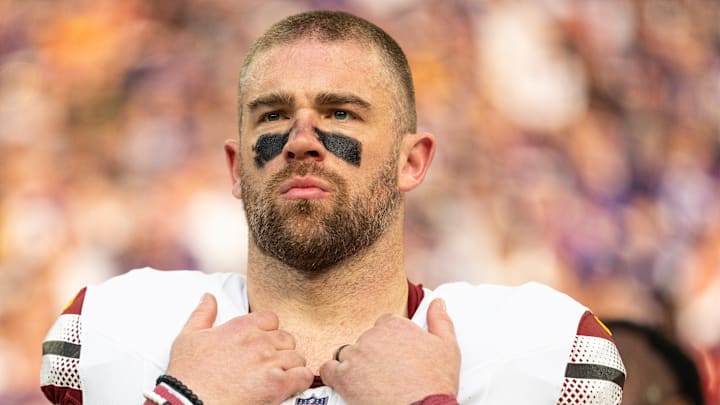 Washington Commanders tight end Zach Ertz Washington Commanders tight end Zach Ertz