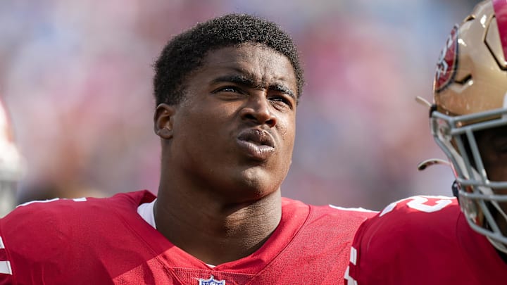 Washington Commanders defensive end Drake Jackson Washington Commanders defensive end Drake Jackson