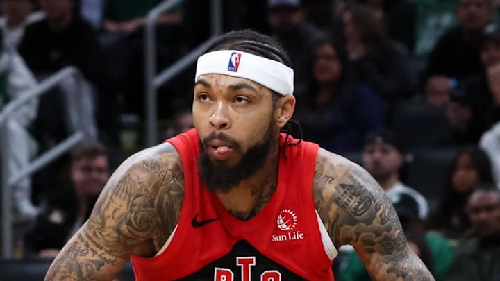 Toronto Raptors forward Brandon Ingram drives to the basket during the second half against the Boston Celtics. Toronto Raptors forward Brandon Ingram drives to the basket during the second half against the Boston Celtics.