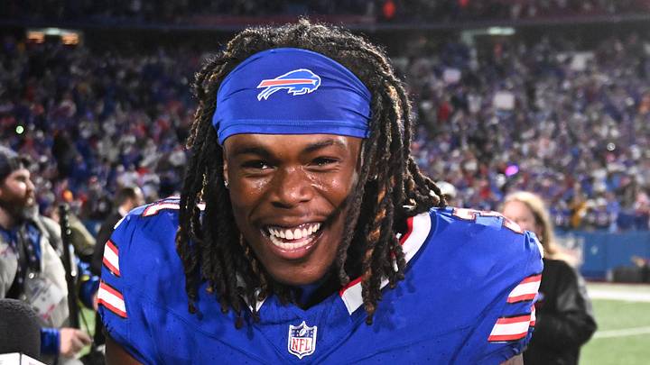 Nov 2, 2025; Orchard Park, New York, USA; Buffalo Bills cornerback Maxwell Hairston (31) is interviewed after the game against the Kansas City Chiefs at Highmark Stadium. Mandatory Credit: Mark Konezny-Imagn Images