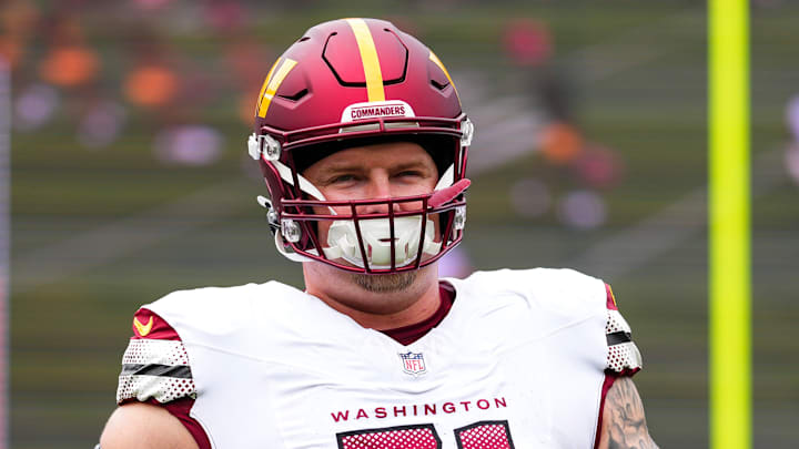 Washington Commanders offensive lineman Andrew Wylie