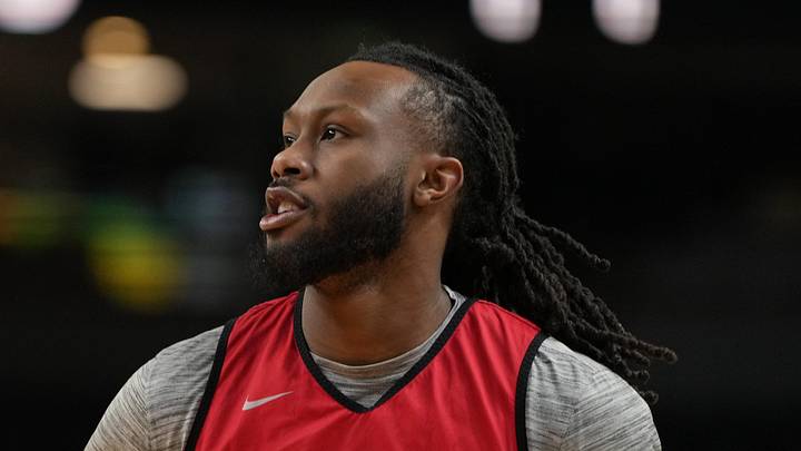 Mar 18, 2026; Greenville, SC, USA; Ohio State Buckeyes guard Bruce Thornton (2) during a practice session ahead of the first round of the men's 2026 NCAA Tournament at Bon Secours Wellness Arena. Mandatory Credit: Bob Donnan-Imagn Images