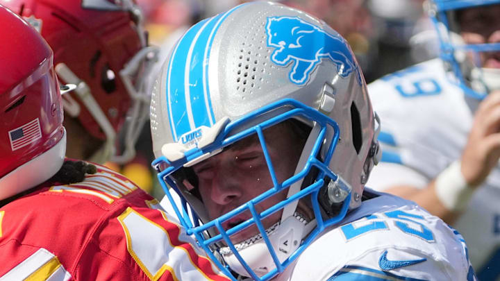 Detroit Lions linebacker Ty Summers (25). Detroit Lions linebacker Ty Summers (25).
