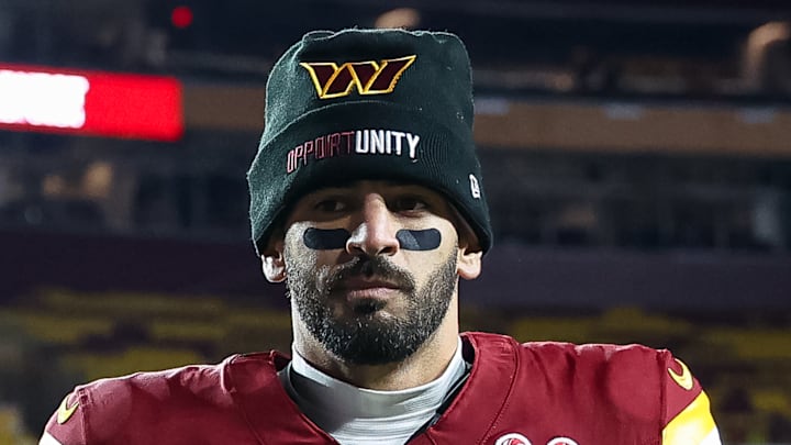 Washington Commanders quarterback Marcus Mariota Washington Commanders quarterback Marcus Mariota