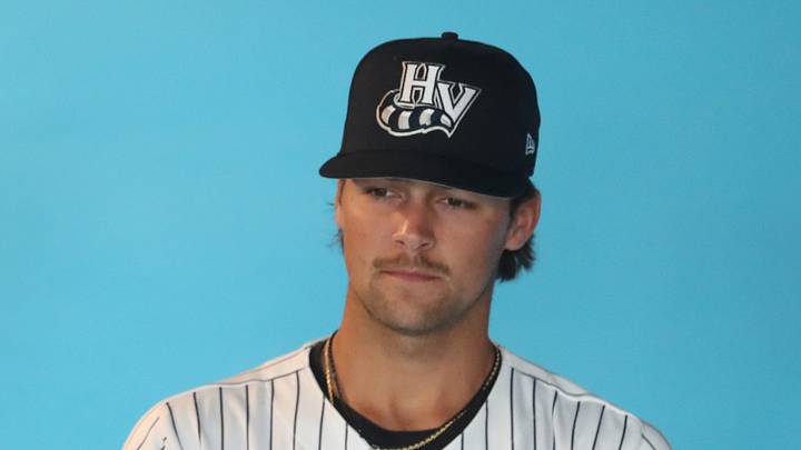 Hudson Valley Renegades infielder Kaeden Kent poses for a portrait Hudson Valley Renegades infielder Kaeden Kent poses for a portrait