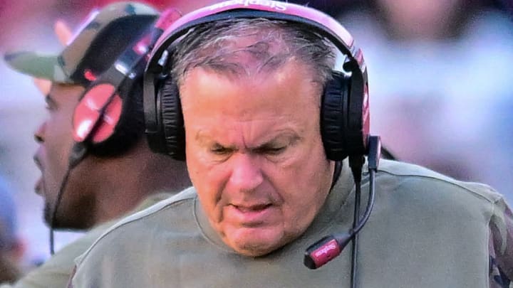 Arkansas Razorbacks coach Sam Pittman walking off the field after a loss to the Auburn Tigers last November at Razorback Stadium in Fayetteville, Ark.