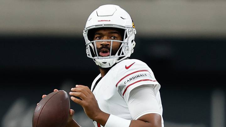 Aug 13, 2026; Paradise, Nevada, USA; Arizona Cardinals quarterback Jacoby Brissett (7) throws a pass during the game against the Las Vegas Raiders at Allegiant Stadium. Mandatory Credit: David Brytus-Imagn Images Aug 13, 2026; Paradise, Nevada, USA; Arizona Cardinals quarterback Jacoby Brissett (7) throws a pass during the game against the Las Vegas Raiders at Allegiant Stadium. Mandatory Credit: David Brytus-Imagn Images