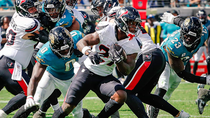 The Houston Texans could use a Woody Marks breakout performance in their matchup with the Tennessee Titans